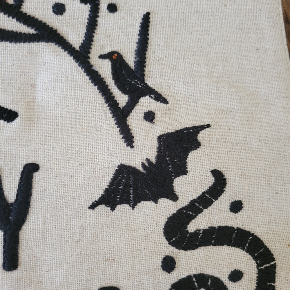 Threshold Halloween Raven Throw Pillow & Banner - Picture 12 of 16